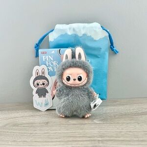 Pop Mart The Monsters Pin for Love Vinyl Plush Pendant (N-Z) - Letter W